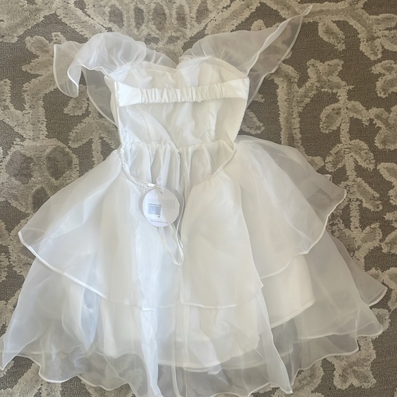 Selfie Leslie Ruffle Tulle Mini Dress - Picture 2 of 5